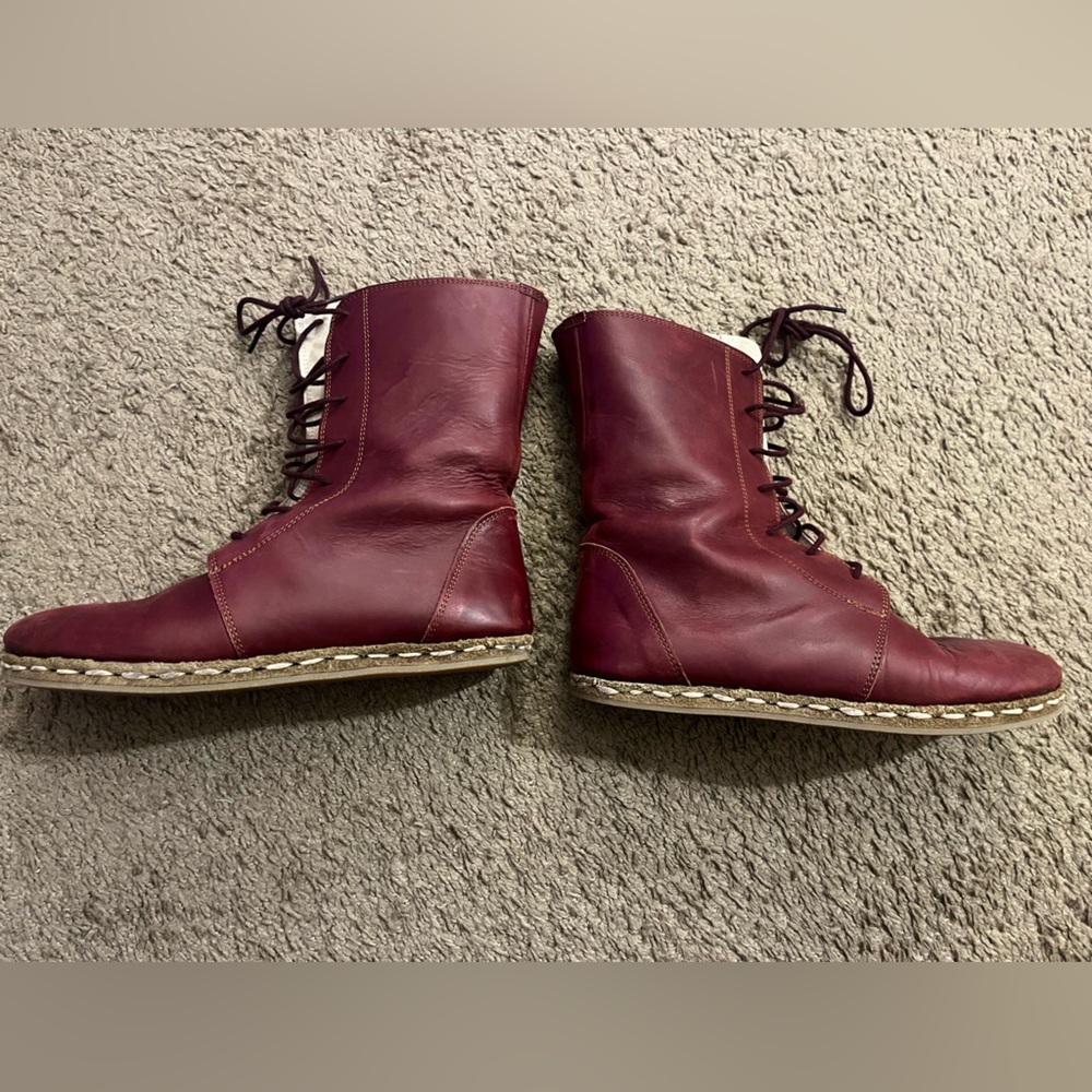 BAREFOOT, ZERO DROP leather combat boots